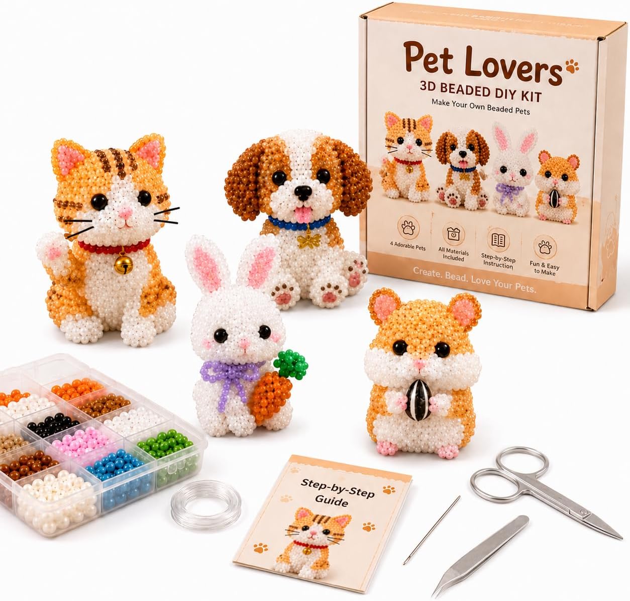 3D Beaded Animal Kit