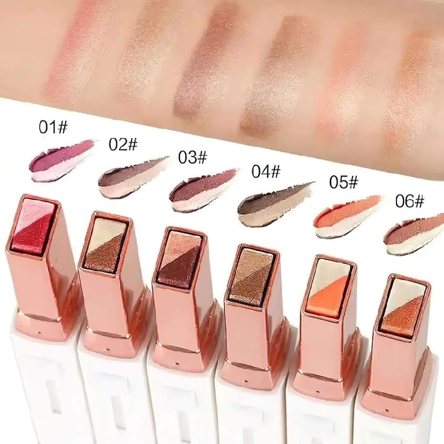 6 Color Eyeshadow Stick Set